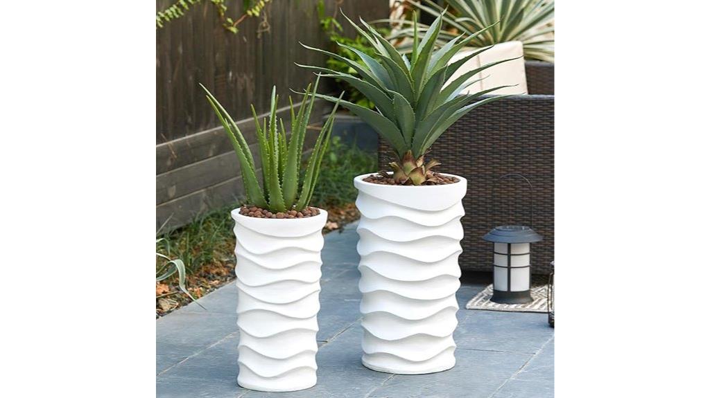 set of two planters