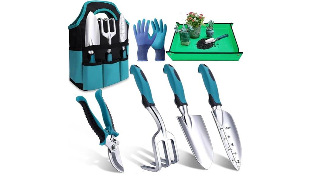 seven piece garden tools