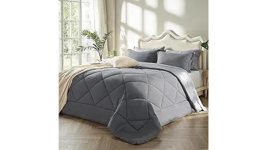 seven piece queen bedding