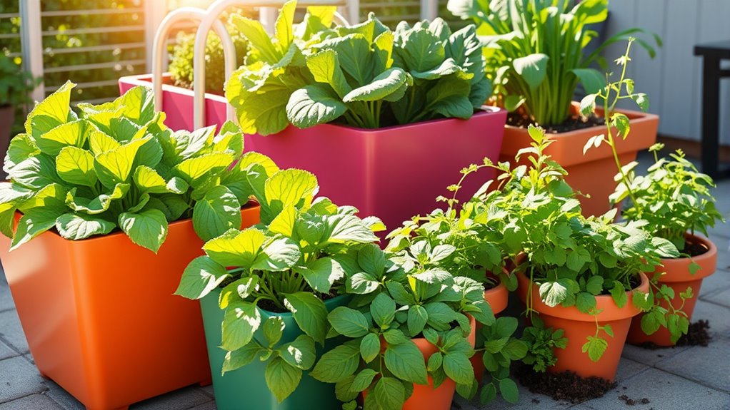shallow containers promote continuous harvest