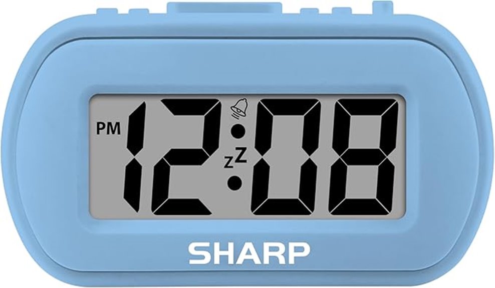 sharp tactile blue alarm