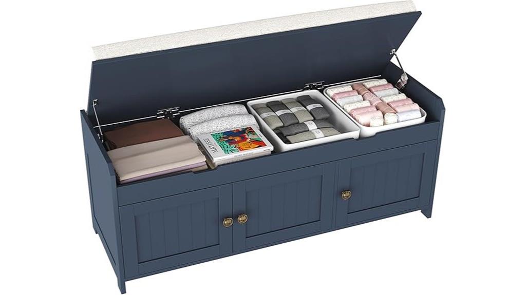 shoe bench with storage