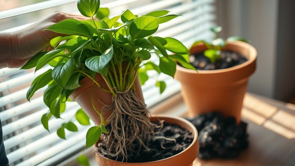 signs of overgrown roots