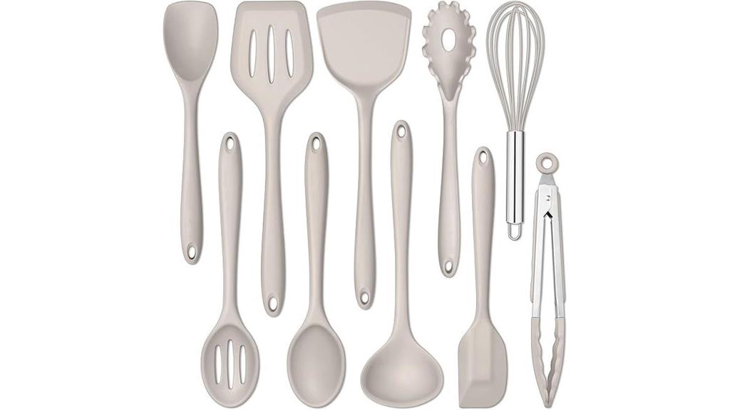 silicone kitchen utensil set
