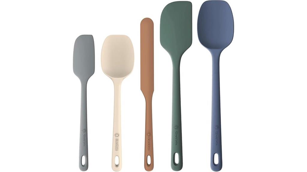 silicone spatula set