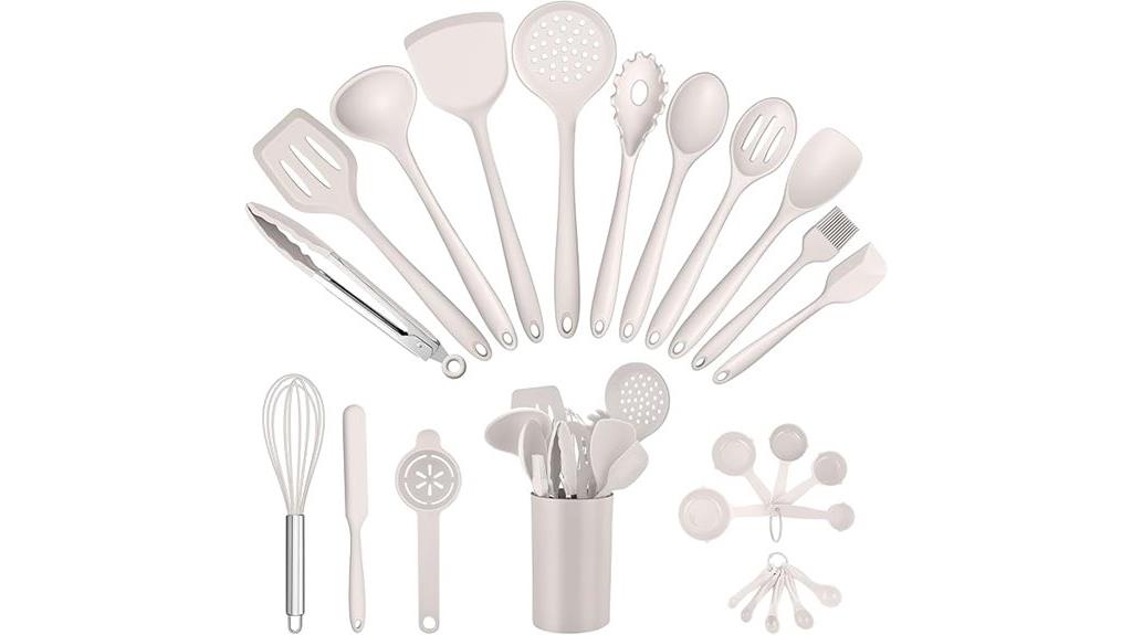 silicone utensil set