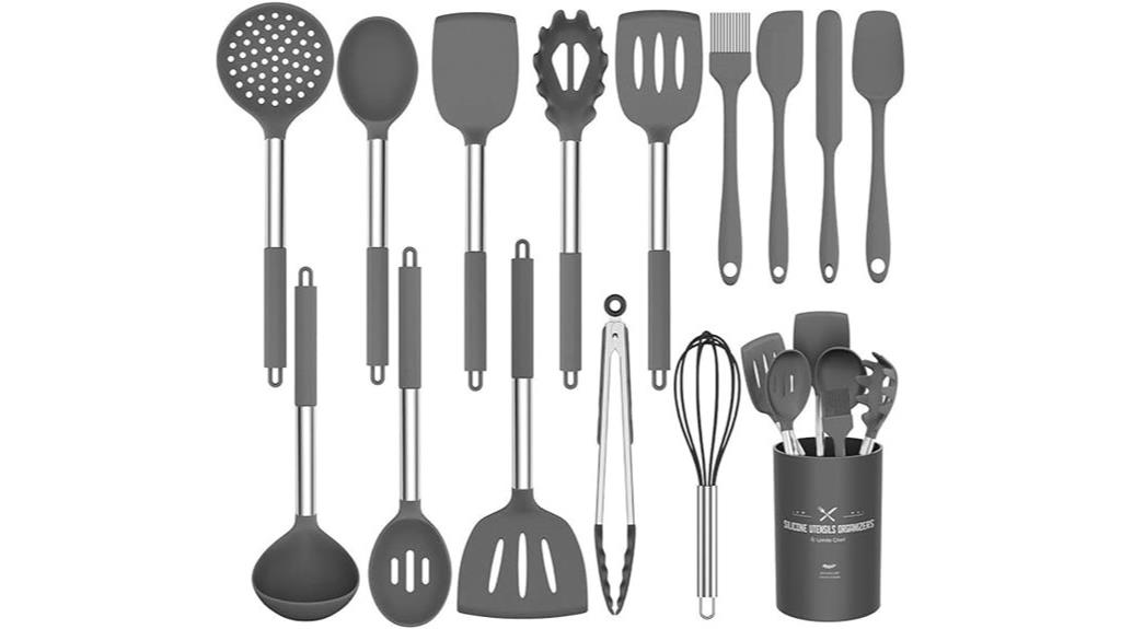 silicone utensil set 15pcs