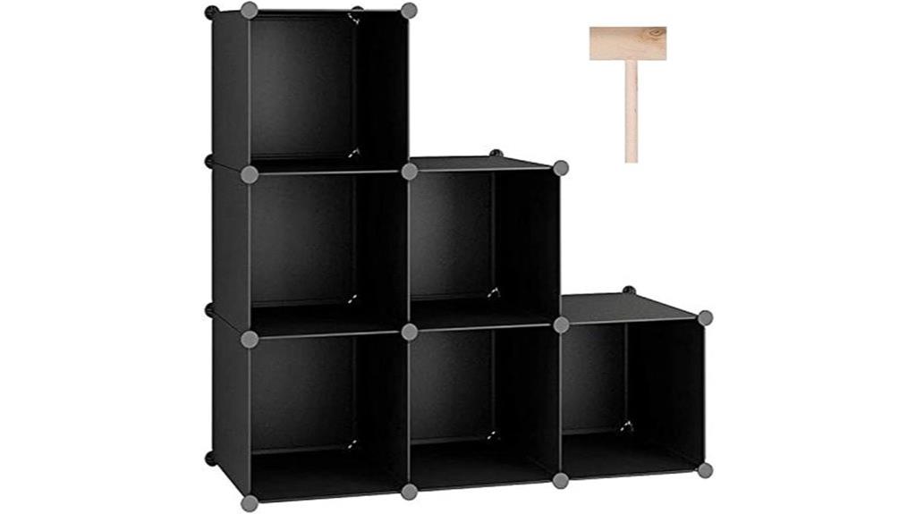 six cube storage organizer