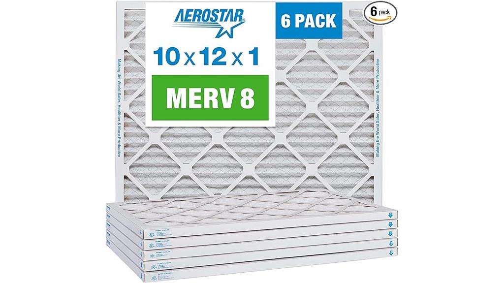 six merv 8 filters