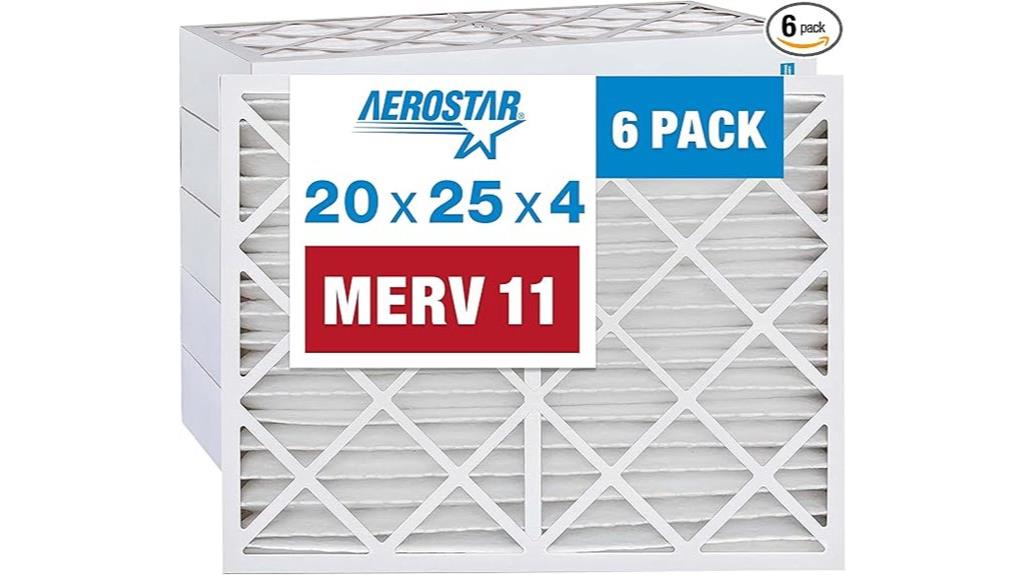six pack merv 11 filters