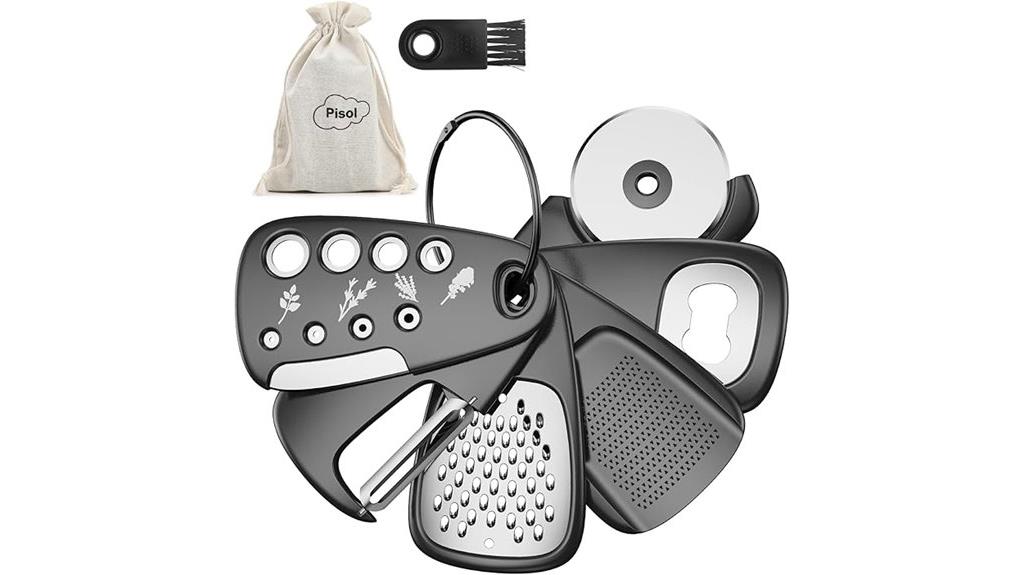 six piece kitchen gadget set