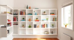 slim space saving bookshelves