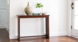 slim stylish entryway tables