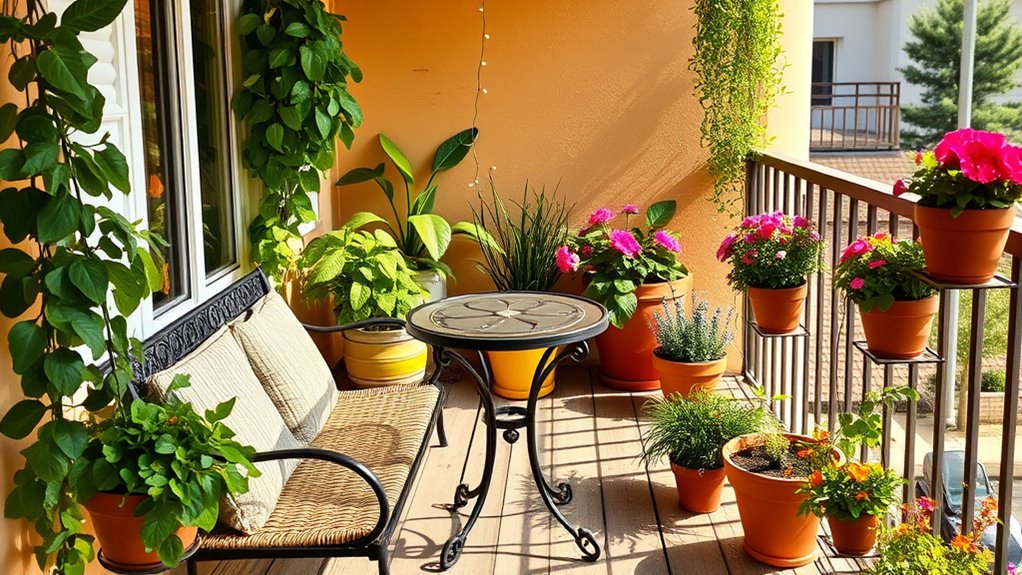 small balcony decorating ideas
