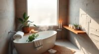 small bathroom spa ambiance