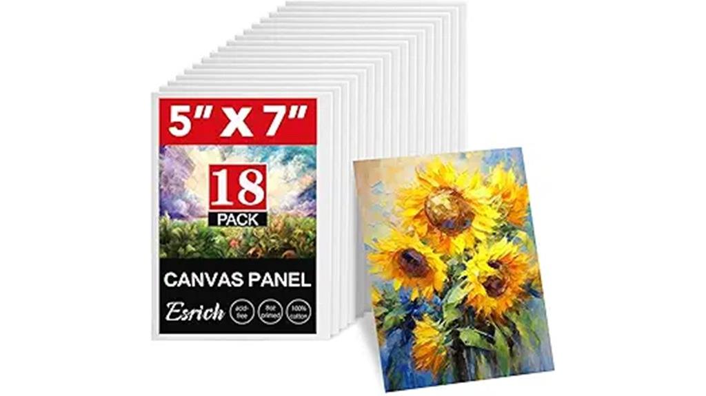 small canvas board set