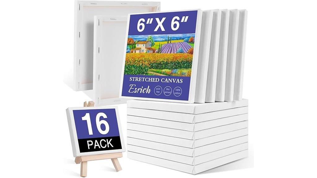 small canvas painting set
