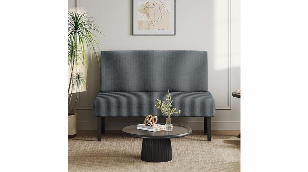 small comfy loveseat