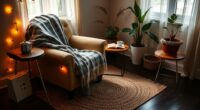 small corner cozy space