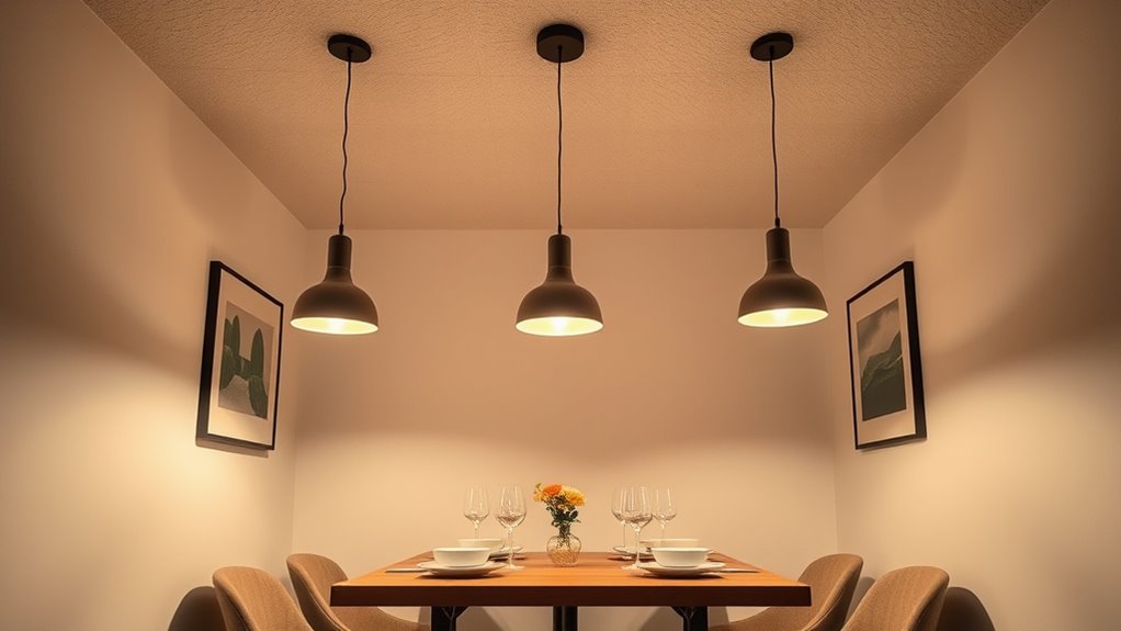 small dining pendant lighting