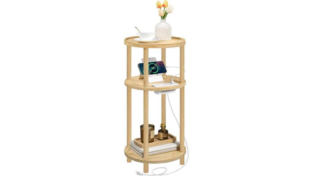 small round table charger
