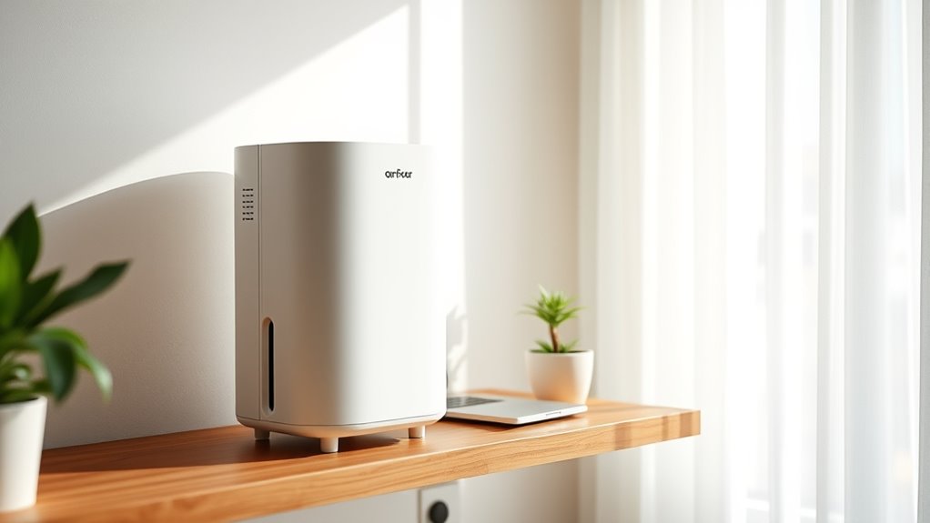 small sleek quiet purifier