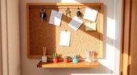 small space cork organizer