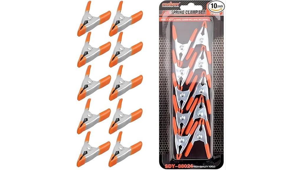 small spring clamp set