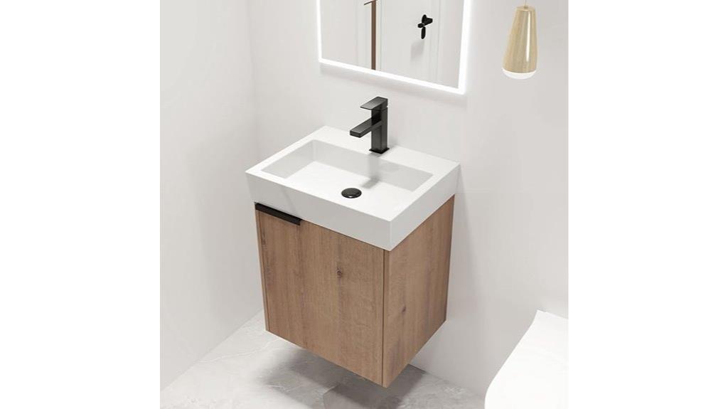 small wall mounted vanity