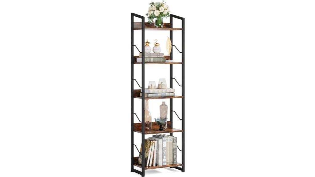 small wooden bookshelf