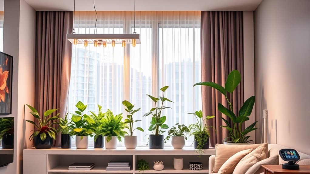 smart automated plant lighting