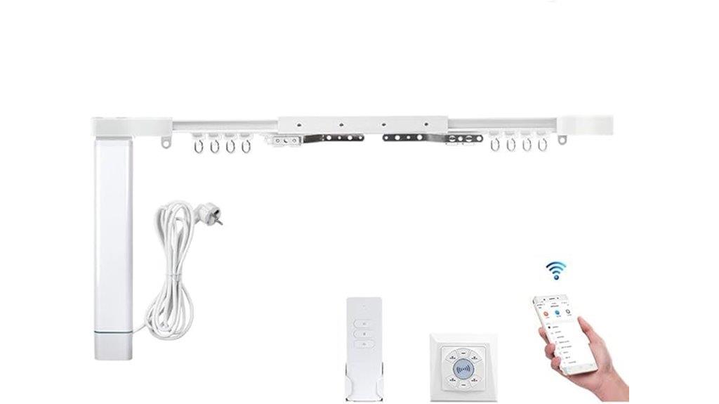 smart curtain track system