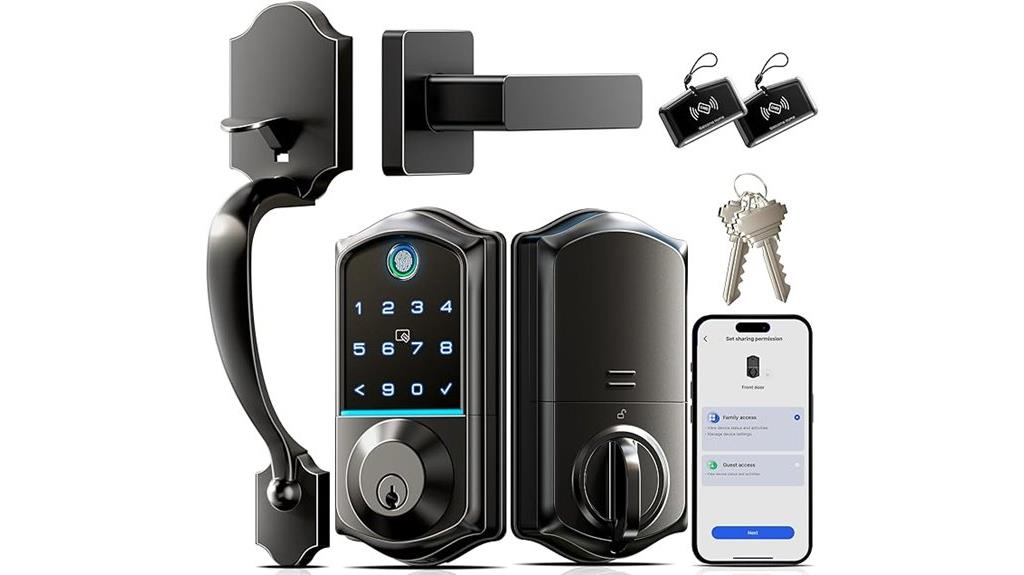 smart front door lock
