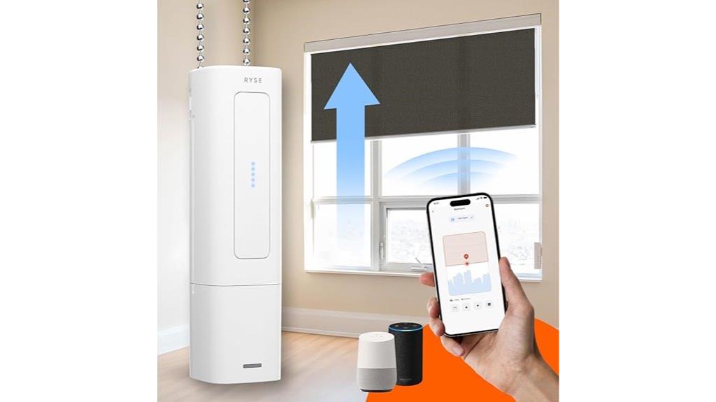 smart shade with battery pack