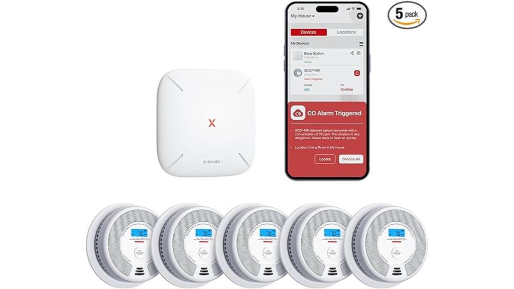 smart smoke co detector pack