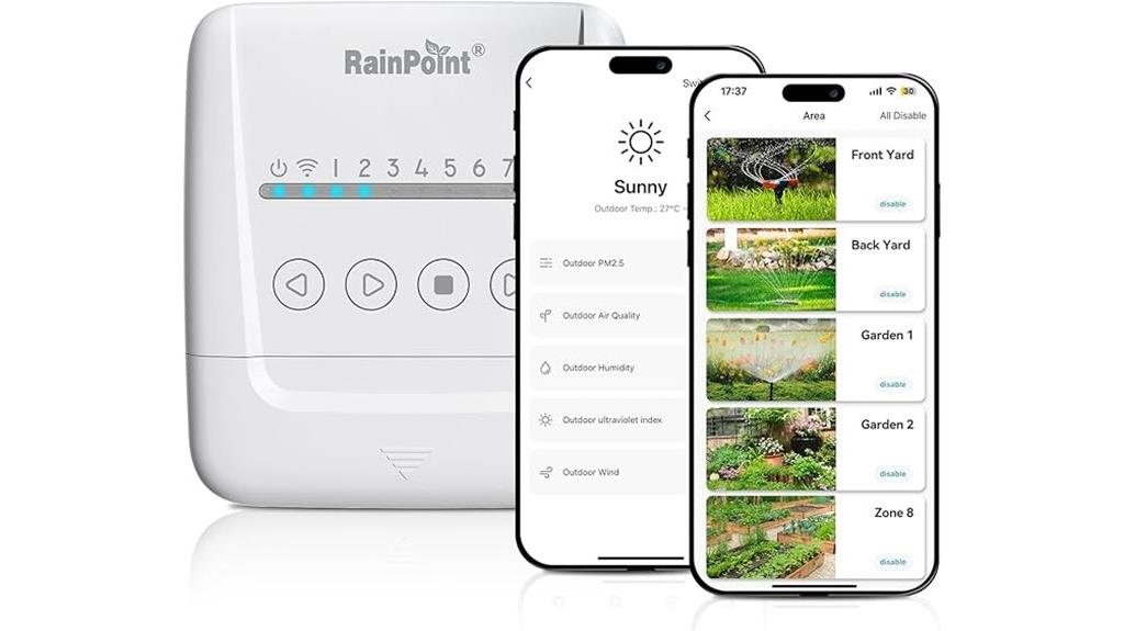 smart sprinkler zone controller