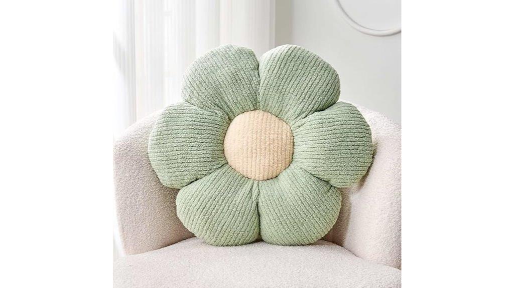 soft sage green floor pillow