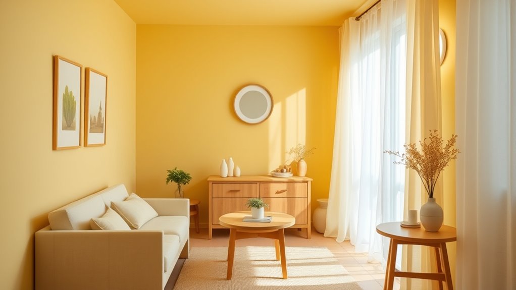 soft yellow room enhancement