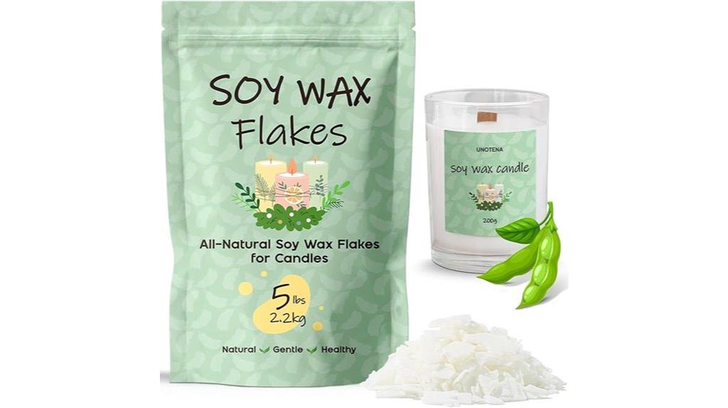 soy wax candle flakes