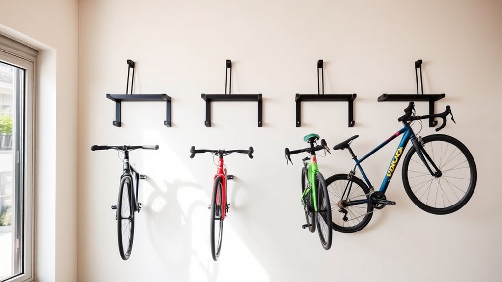 space saving bike rack options