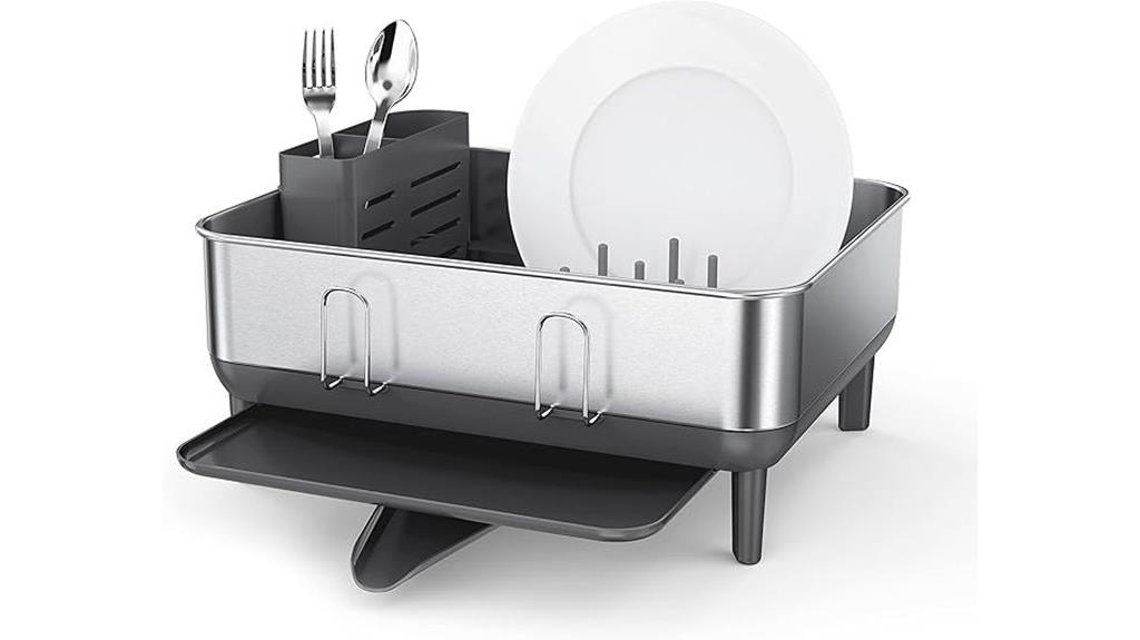 space saving dish drying rack