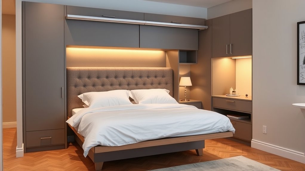 space saving murphy bed options