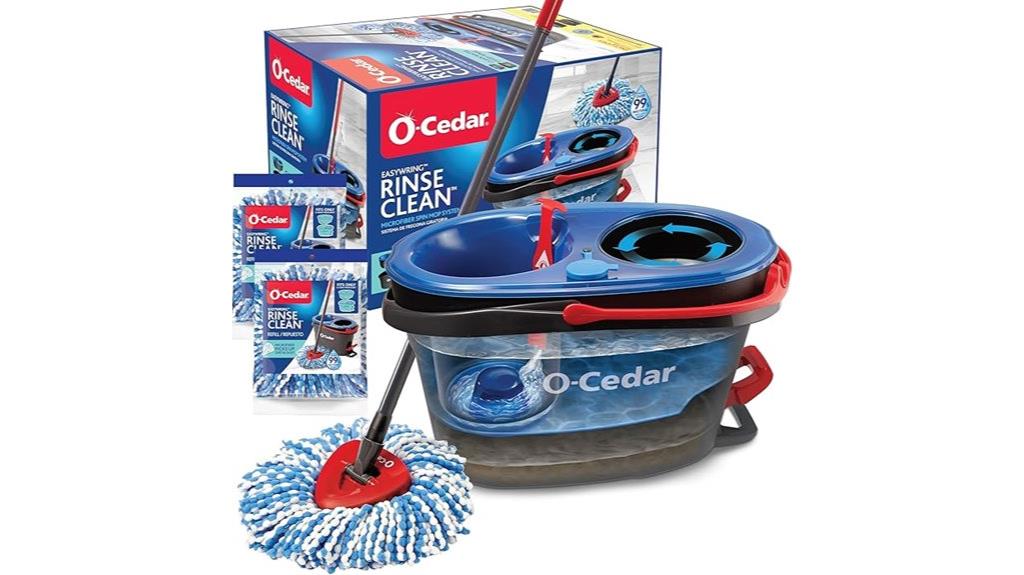 spin mop with extra heads