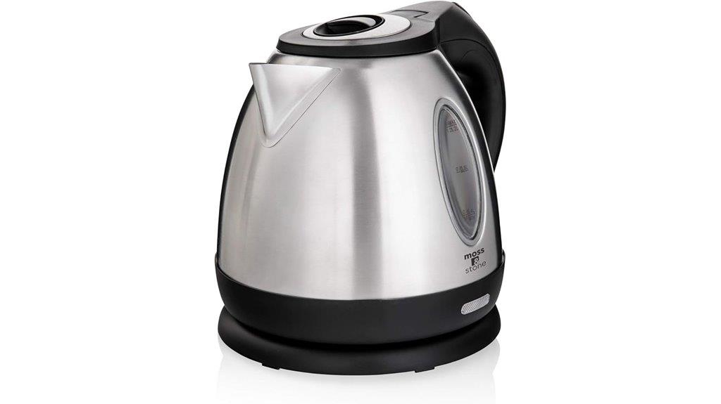 stainless steel cordless kettle