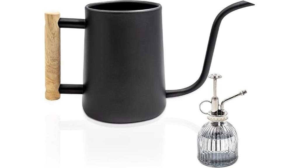 stainless steel indoor watering can