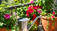 stay consistent with watering