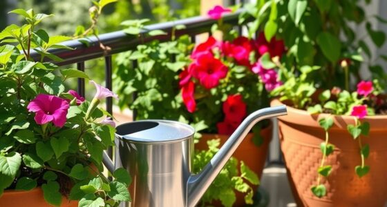 stay consistent with watering