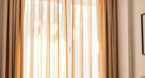stylish apartment window curtains