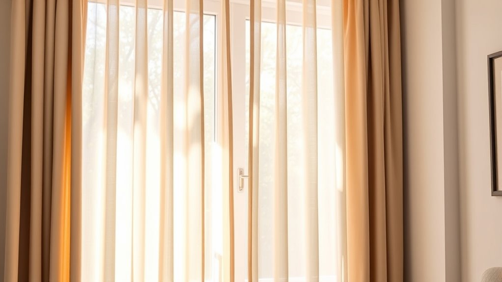stylish apartment window curtains