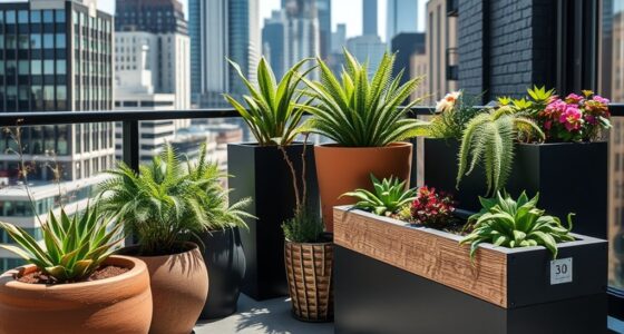 stylish durable urban planters